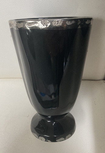 Mcm art deco pottery vase - mcm,