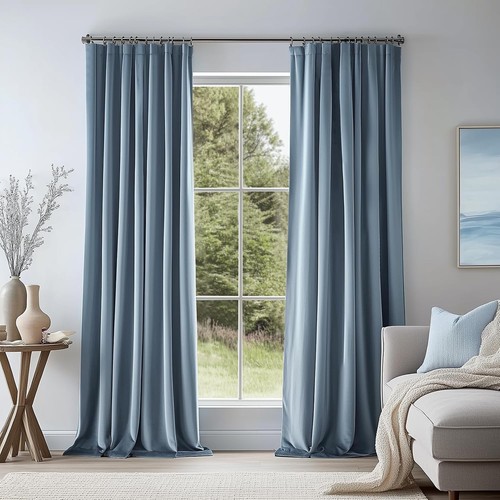 Topfinel long blue - 90", velvet