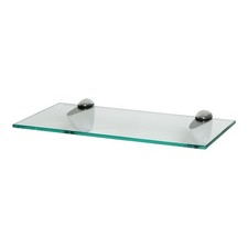40cm Glass Floating Shelves