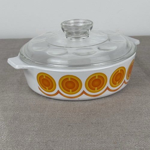 Pyrosil orange round casserole - pyrosil,