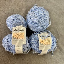 Sinfonia from Madil Yarns 50 grams (1.76 ounces) Eyelash Lot of 4