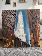 Paul Kenton Art City Building Limited Edition Giclee Embellished Boxed Canvas