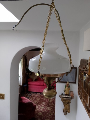 Antique hanging ceiling light - antique,