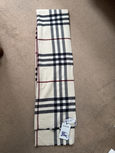 Burberry large cashmere scarf - large,