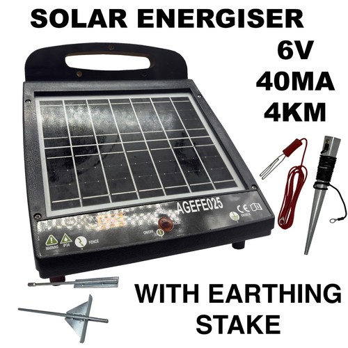 Electric fence solar energiser - solar,