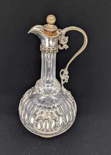 Victorian claret jug silver - ,