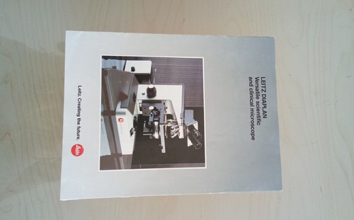 Leitz diaplan microscope - , and