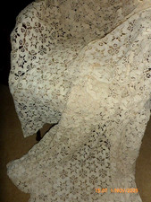 Vintage cream bedspread