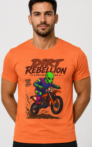 Alien dirt bike shirt - bike, t