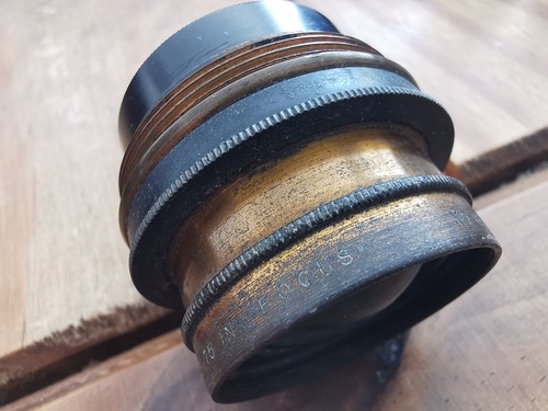 Aldis anastigmat vintage brass - anastigmat,