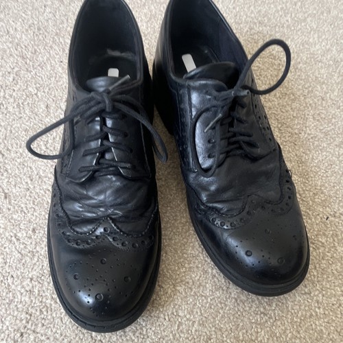 Clarks teens black leather - teens,