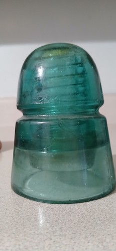 Glass telegraph insulators - glass,