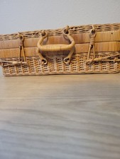 Vintage Wicker Picnic Basket