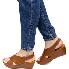 Ladies Women Open Toe Slip On