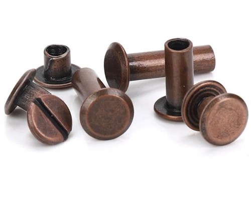 10sets flat belt screw leather - belt,