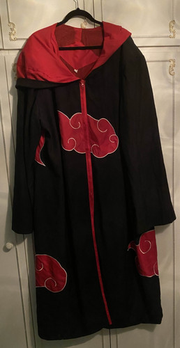 Akatsuki naruto hooded cloak - akatsuki,