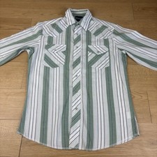 Wrangler Green Striped Shirt