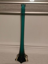 Tall Slim Turquoise Teal Art