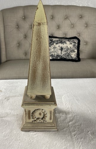 Vtg wood obelisk - vtg, decor