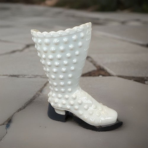 Vintage fenton hobnail milk - fenton,