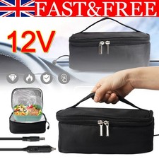 12V Car Portable Electric Heated Heating Lunch Box Mini Microwave Oven Lunch Bag