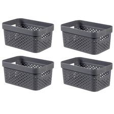 4 x Curver Small Plastic