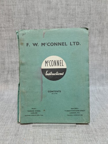 Vintage mcconnel instruction - vintage,
