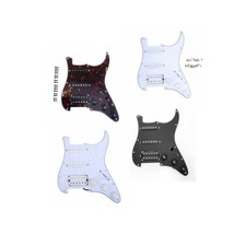 Musiclily 11 Hole HSS Prewired Loaded Pickguard For Fender Squier Strat Guitar