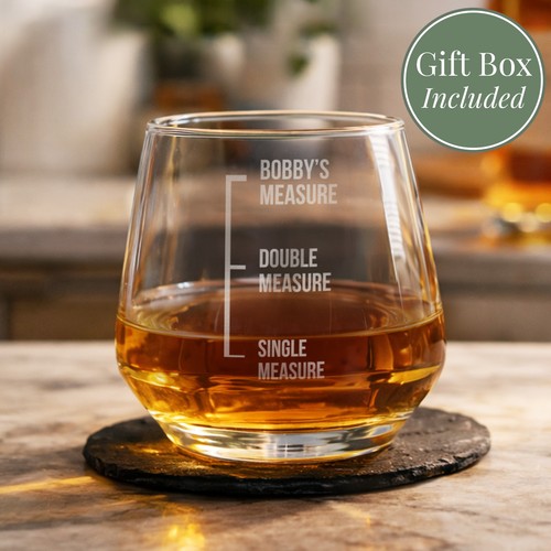 Personalised measures tumbler - personalised,