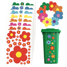 Wheelie Bin Stickers, 8 Sheets
