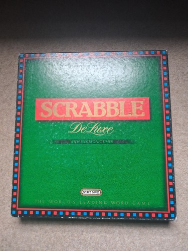 Scrabble deluxe board game - deluxe,