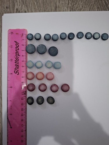 Mixed shank buttons for arts - shank,