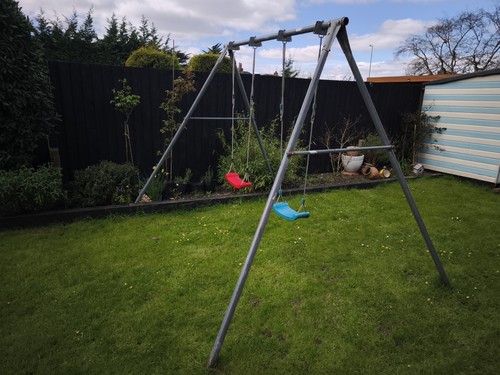 Garden swing galvanized steel - swing,