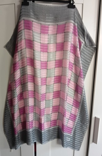 Givenchy silk scarf pink grey - givenchy,