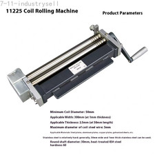 Round Tube Roller Making Tool Manual Bending Machine Steel Plate Rolling Machine