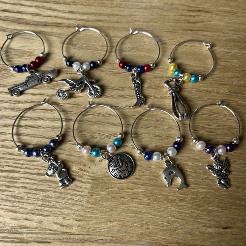 Mixed silver tone wine - tone,