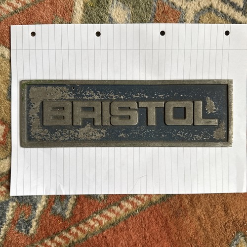 Vintage bristol bus - bus, badge