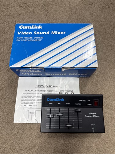 Camlink video sound mixer - sound,