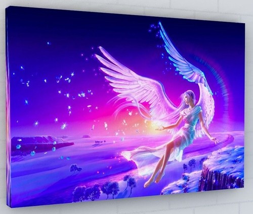 Angel canvas picture print - angel,