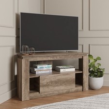 Canyon Oak Corner TV Unit  Grey Oak