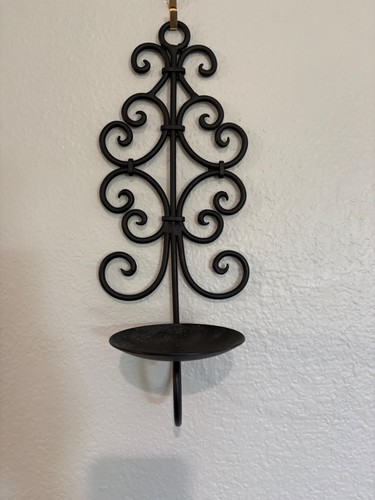 Wrought iron black - wrought, sconce