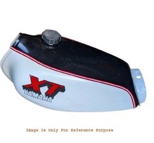 Fit For Yamaha Xt 250 3Y3 4Y1 Black & White Painted Petrol Tank 1980-1990