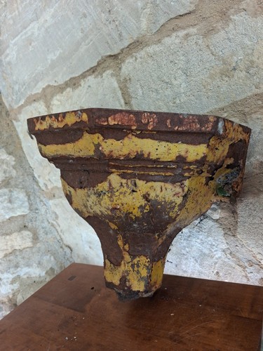 Vintage cast iron drain - iron,