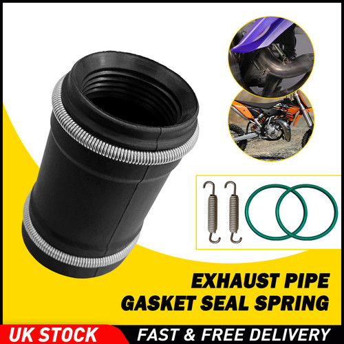 Exhaust rubber sleeve - rubber, spring