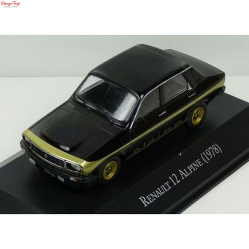 Renault alpine black - black, w/gold