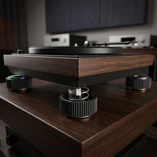 Turntable isolation feet for - feet,
