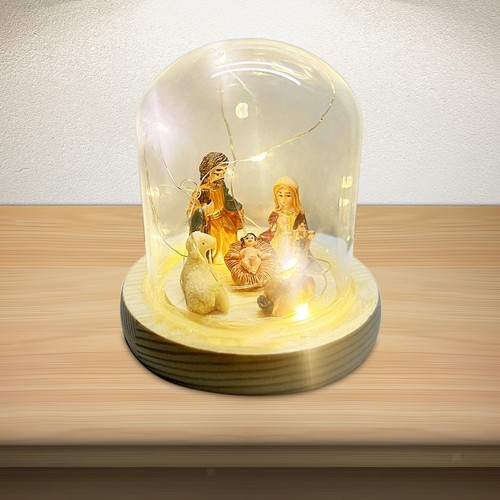 Nativity scene with led - scene,