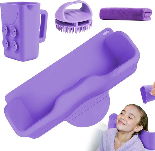 Silicon portable hair - hair, washing
