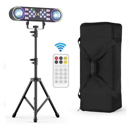 Par bar disco lights set - par, t-bar