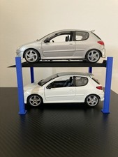 Ascensore Espositore Ponte Display Soppalco Automobili Miniatura Scala 1/18